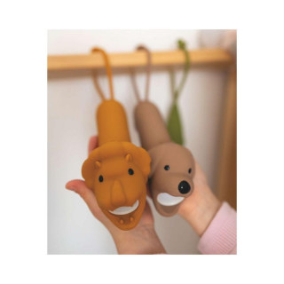 Rabbit n Friends baterijska lampa kuca, braon