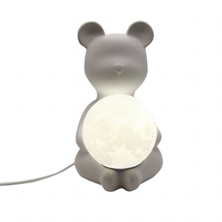 Cute&Cool HOME keramička stona lampa sivi meda