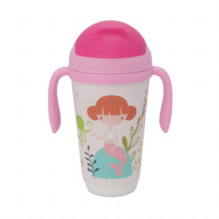 Baby Chef flašica sa slamčicom sirena 350ml 
