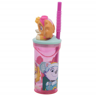 Stor flašica sa 3D figurom 360ml, Paw Patrol Girl 