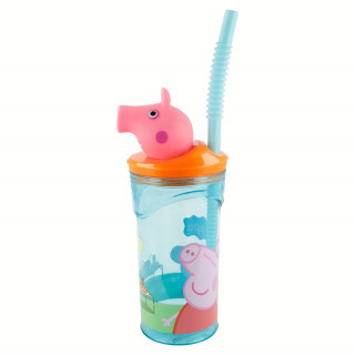 Stor flašica sa 3D figurom 360ml, Peppa Pig 