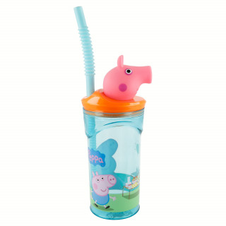Stor flašica sa 3D figurom 360ml, Peppa Pig 