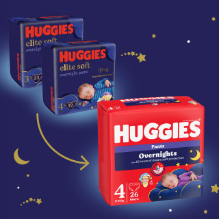 Huggies pelene pants overnights 5 12-17kg,24kom