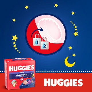 Huggies pelene pants overnights 5 12-17kg,24kom