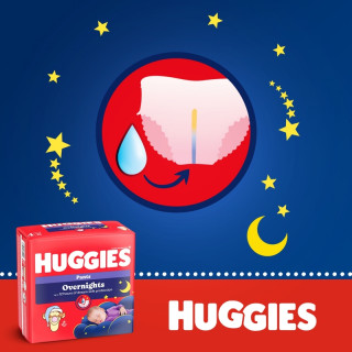 Huggies pelene pants overnights 5 12-17kg,24kom