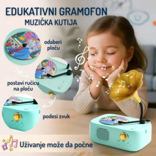 Edukativno/kreativna igraćka SR Gramofon Bluetooth 
