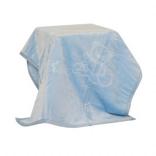 Lillo&Pippo ćebe za bebe nebo 110x140cm, plava 