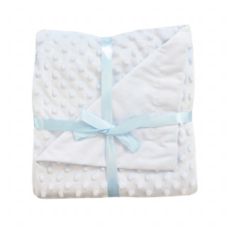 Lillo&Pippo set ćebe i plišana igračka, plavi 