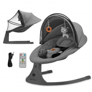 Kinderkraft ljuljaška Lumi 2 Dark Gray