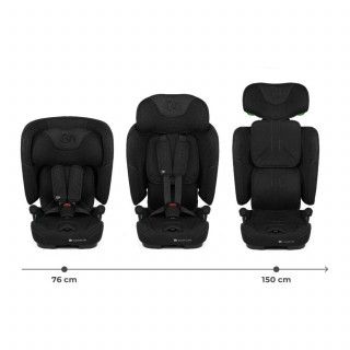 Kinderkraft a-s Fix2go (76-150cm) i-size Black