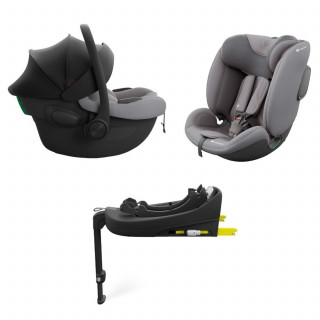 Kinderkraft a-s I-Lite,I-Fix Endura Safe+baza Grey