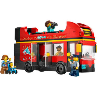 Lego city red double-decker sightseein 