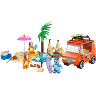 Lego berry blueys beach and family car 
