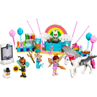 Lego friends costume party with unicorn & fairy 