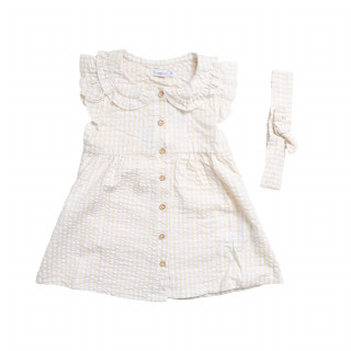 Lillo&Pippo komplet (haljina, traka),devojčice 