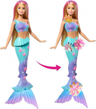 Barbie magična cvetna sirena - plavuša 