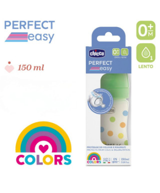 Chicco PE plastična flašica,uni,silikon,150ml 