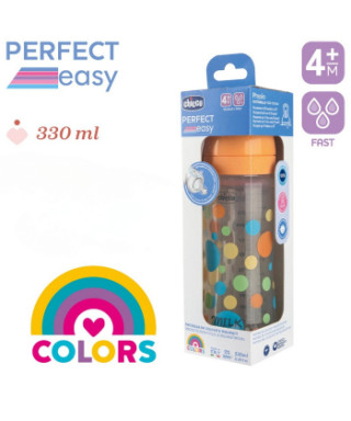 Chicco PE plastična flašica,silikon,deč.330ml 