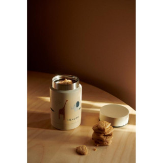 Liewood termos za hranu 250mlNadja,SafariSandy mix 