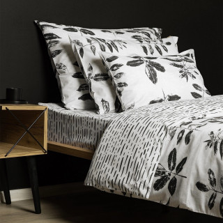 Stefan posteljina crna liska 2/1, 200x200cm 