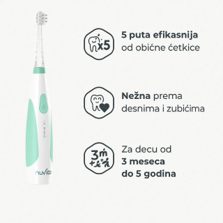 Nuvita električna četkica za zube za bebe i decu 