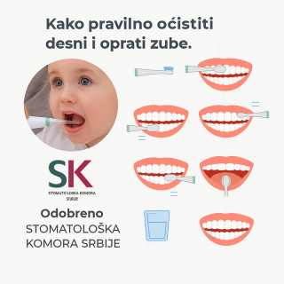 Nuvita električna četkica za zube za bebe i decu 