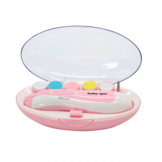 Baby Spa električni trimer za nokte, roze 