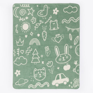 Stefan ćebe zeleno, 90x120 