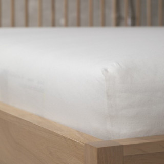 Stefan čaršav žersej sa lastišem beli, 60x120 