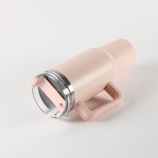 Be Cute termos sa slamčicom roze 1,2l 