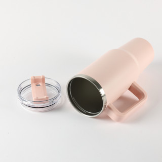 Be Cute termos sa slamčicom roze 1,2l 