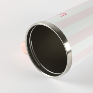 Be Cute termos sa slamčicom roze pruge 1,2l 