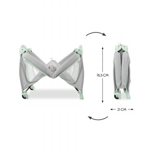 Hauck prenosivi krevetac Sleep n Play Go Plus,Mint 