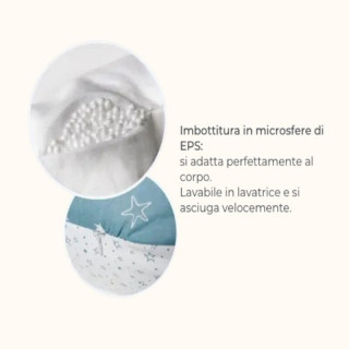 Nuvita jastuk za trudnice i bebe 12u1, plavi 