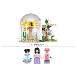 Sluban kocke staklena botanička bašta 299 kom 