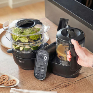 Babymoov aparat za pripremu hrane Nutribaby crni 