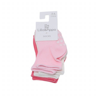 Lillo&Pippo čarape sa ABS-om 3/1, devojčice 