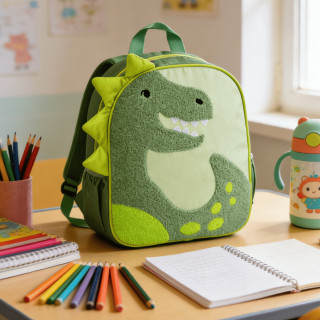 Cute&Cool ranac za decu, dino zeleni 