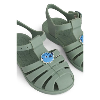 Liewood sandale Bre sa ukrasom,Puffer/peppermint 