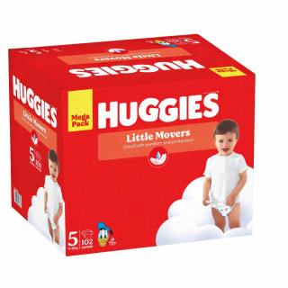 Huggies pelene little movers BOX 5  11-25, 102kom 