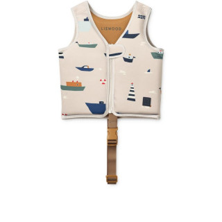 Liewood prsluk za plivanje Dove 1-2Y,Sailing/Sandy 
