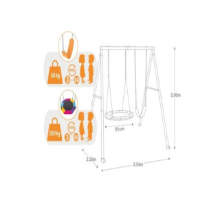 Intex ljuljaška i tanjir 