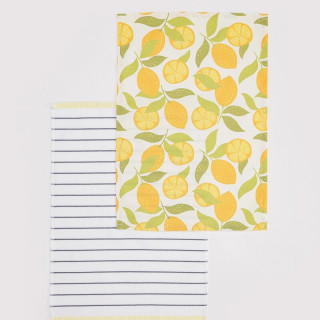 Stefan set kuhinjska krpa i kuhinjski peškir,limun 