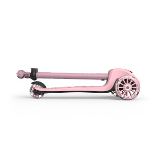 Scoot&Ride Trotinet Highway kiks 3s Rose Led 