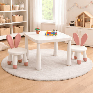 Cute&Cool HOME set za sobu sto i 2 stolice roze 