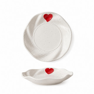 Cute&Cool HOME dekorativni tanjir srce 20,5x3cm 