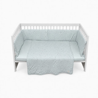 Lillo&Pippo punjena posteljina 3/1, Terrazzo Blue 