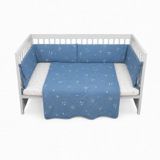 Lillo&Pippo punjena posteljina 3/1, Blue Wish 