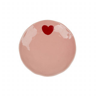 Cute&Cool HOME dekorativni tanjir roze, 22cm 