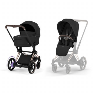 Cybex duo sistem ePriam, Sepia Black (rosegold) 